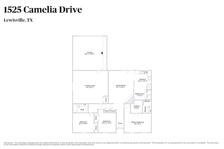 Photo 2 of 28 - 1525 Camelia Dr, Lewisville, TX 75067