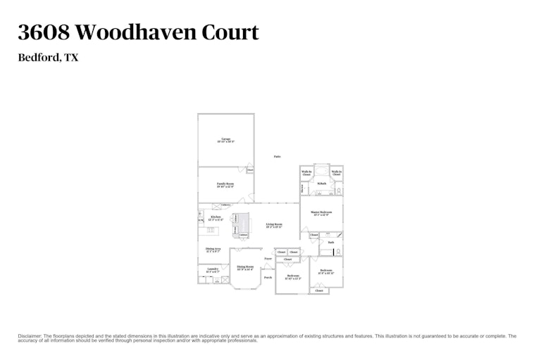 Photo 6 of 30 - 3608 Woodhaven Ct, Bedford, TX 76021