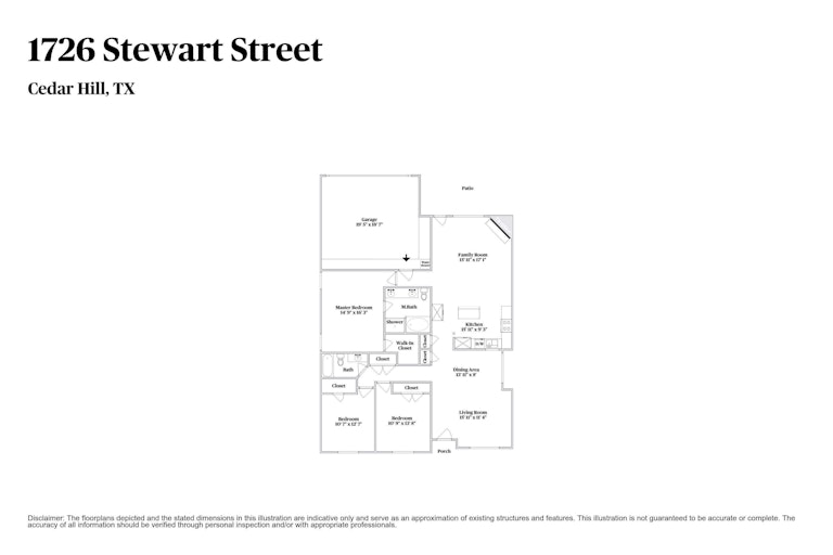 Photo 6 of 21 - 1726 Stewart St, Cedar Hill, TX 75104