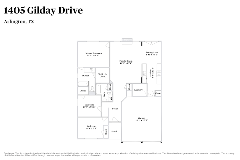 Photo 6 of 23 - 1405 Gilday Dr, Arlington, TX 76002