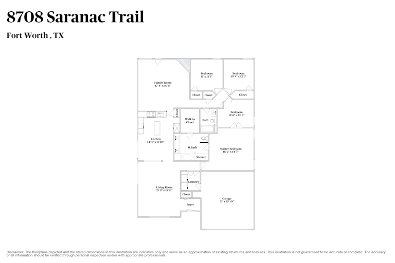 Photo 6 of 28 - 8708 Saranac Trl, Fort Worth, TX 76118