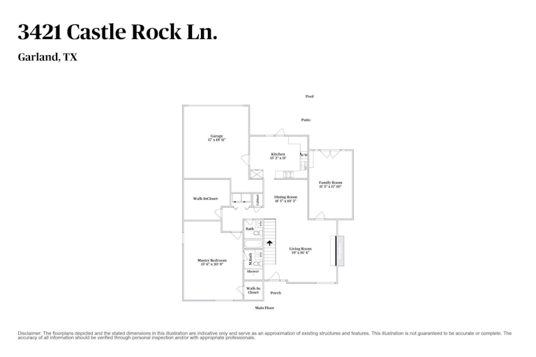 Photo 7 of 30 - 3421 Castle Rock Ln, Garland, TX 75044