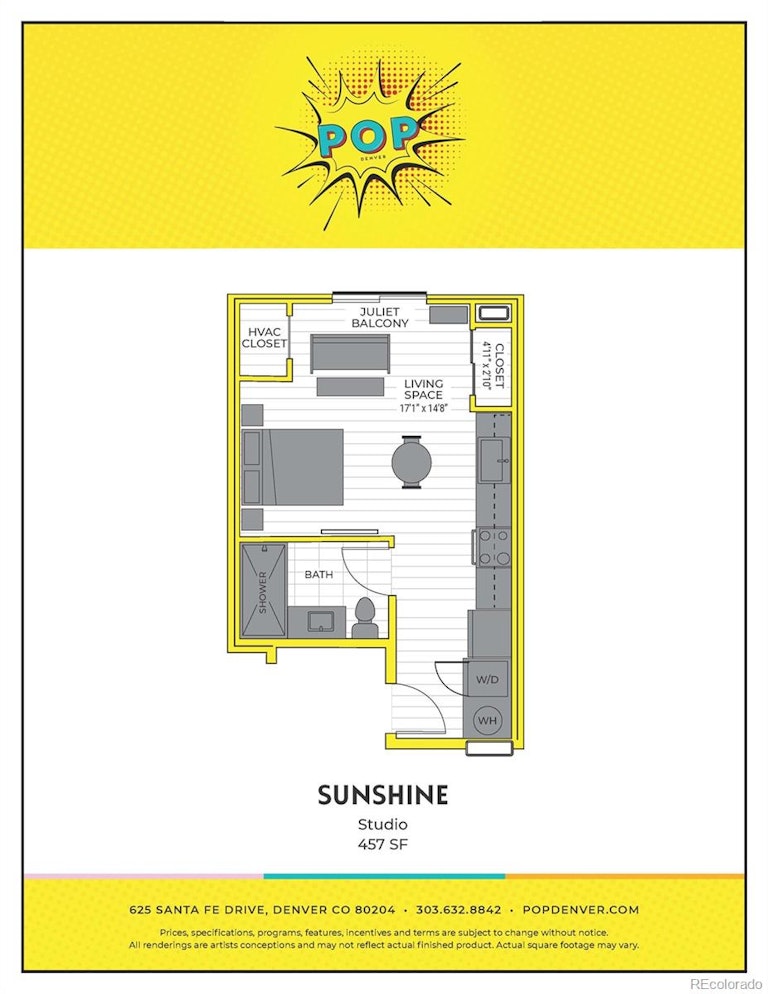 Photo 6 of 10 - 655 Santa Fe Dr #225, Denver, CO 80204