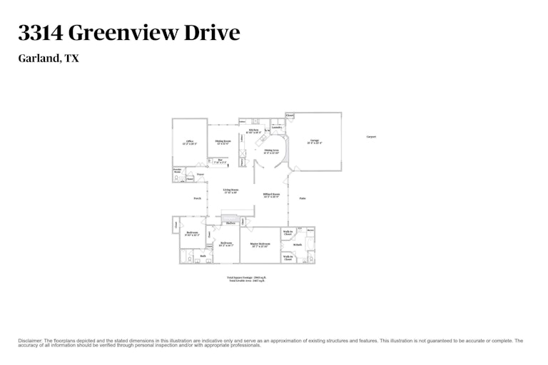 Photo 6 of 32 - 3314 Greenview Dr, Garland, TX 75044