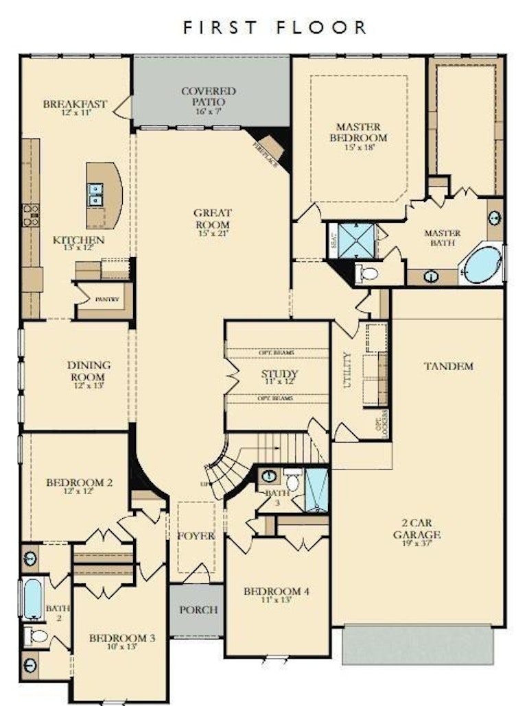 Photo 2 of 21 - 11114 Hindwing Trl, Cypress, TX 77433