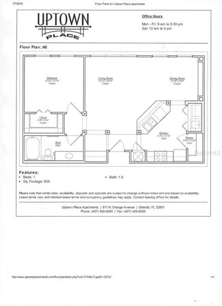 Photo 10 of 10 - 911 N Orange Ave #537, Orlando, FL 32801