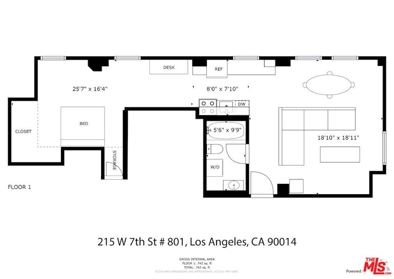 Photo 13 of 30 - 215 W 7th St #801, Los Angeles, CA 90014